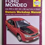 Ford Mondeo II javítási könyv (2003-2007) Haynes fotó