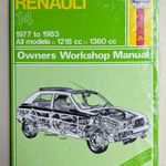 Renault 14 javítási könyv (1977-1983) Haynes fotó