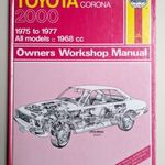 Toyota Corona 2000 javítási könyv (1975-1977) Haynes fotó