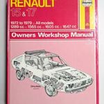 Renault 15 és 17 javítási könyv (1972-1979) Haynes fotó