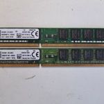 2 x 4 GB KINGSTON DDR3 1600 MHz MEMÓRIAKÁRTYA RAM fotó