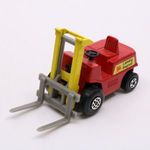 Matchbox SF#15 Fork Lift Truck - "sárga emelő szerk., fekete alj, műanyag kormány, kerék variáció" fotó