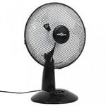 3 sebességes fekete asztali ventilátor 30 cm 40 W fotó