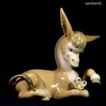 CSACSI VIRÁGGAL ... LLADRO MÁRKÁS SPANYOL PORCELÁN FIGURA X fotó