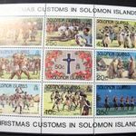 Ha Kedd Akkor Angol Gyarmat SOLOMON ISLANDS 1983 klasszikus postatista blokk kat.ert.: 5 $ fotó