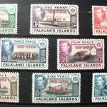 Ha Kedd Akkor Angol Gyarmat FALKLAND ISLAND 1944 klasszikus postatiszta sor kat.ert.: 25 $ fotó