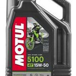 MOTUL 5100 4T 15W50 Motorkerékpár olaj négy ütemű 4 Liter fotó