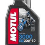 MOTUL 3000 4T 20W50 1 Liter Motul 4 ütemű ásványi Motorkerékpár olaj (Harley-Davidson) fotó