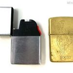 2db ZIPPO eredeti jelzett benzines régi retro újratölthető öngyújtó Ziplight króm zseblámpa 1Ft NMÁ fotó