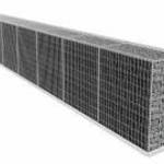 vidaXL horganyzott acél gabion fal fedéllel 600 x 50 x 100 cm fotó