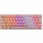 WHITE SHARK W029928 WAKIZASHI-P/BL-US pink mechanikus gamer billentyűzet, kék kapcs. (angol) - WHITE fotó