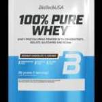 100% Pure Whey tejsavó fehérjepor - kókusz-csokoládé - 28g - BioTech USA fotó