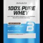 100% Pure Whey tejsavó fehérjepor - csokoládé - 28g - BioTech USA fotó