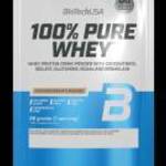 100% Pure Whey tejsavó fehérjepor - cookies & cream - 28g - BioTech USA fotó