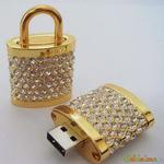 ☺ Swarovski köves Ékszer Arany Lakat pendrive fotó