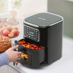 Olaj nélküli fritőz - 220-240 V - 1450W - 5 L - érintőgombos fotó