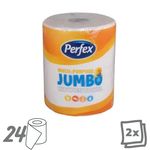 Konyhai törlőkendő Boni Perfex Jumbo 2 réteg 24 tekercs fotó