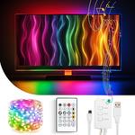 Smart TV fényfüzér - USB - 30 RGB LED - 3 m - Bluetooth fotó