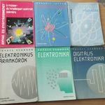 Elektrotechnika, Elektronika, Digitális el., Példatár, Áramkörök, Anyagismeret (6 db könyv) fotó