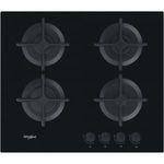 Whirlpool AKT 616/NB főzőlap Fekete Beépített 60 cm Gáz 4 zóna fotó