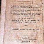 BIBLIA HEBRAICA MANUALIA 1828 - IOHANNIS SIMONIS - HÉBER BIBLIA - JUDAIKA fotó