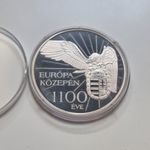 Európa Közepén 1100 Éve - Proof Érem - 15, 73g - EZÜST - 1 Ft - NMÁ! fotó