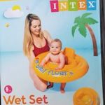 Új bontatlan Intex baba baby úszógumi 70 cm pántos beülős beleülős fotó