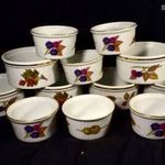 ROYAL WORCESTER 12 DB OLIVÁS - DZSEMES KIS KÍNÁLÓ EDÉNYKE EGYBEN X fotó