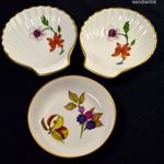 3 DB ROYAL WORCESTER PORCELÁN KIS KÍNÁLÓ EGYBEN X fotó