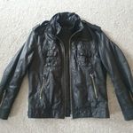 ÚJ! SUPERDRY Ryan Jacket férfi bőrdzseki, bélelt, 2XL fotó