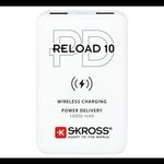 SKROSS RELOAD 10 QI vésztöltő 2 USB / Type-C aljzat (10000 mAh, 5V / 2400mA, 10W, gyorstöltés tám... fotó