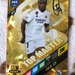 Panini Fifa 365 2023/24 Vinícius Jr. top master + Invincible kártya fotó