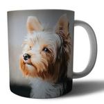 Yorkshire terrier 4 mintás porcelán bögre fotó