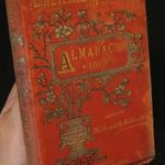 Almanach 1893 - könyv reklámokkal fotó