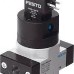 FESTO Bekapcsoló szelep 165071 HEE-1/4-D-MINI-24 Ház anyaga Alumínium öntvény Tömítőanyag NBR 1 db fotó