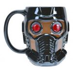 Taza Bögre Guardians Of The Galaxy Star-Lord Fekete Kerámia 3D 550 ml fotó