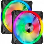 Corsair iCUE QL140 RGB PWM Dual Fan Kit with Lighting Node CORE CO-9050100-WW Alkatrész Ventiláto... fotó