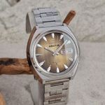 Seiko '5 Actus SS' vintage karóra, JDM, számla és garancia 1973.10. fotó