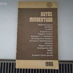 MERKUR AUTÓS MINDENTTUDÓ 1986! fotó