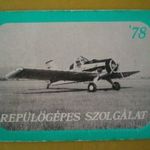 Kártyanaptár 1978 - REPÜLŐGÉPES SZOLGÁLAT fotó