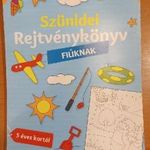 Szünidei Rejtvénykönyv Fiúknak 5 éves kortól - Gyermekkönyvek, Foglalkoztatók, Rejtvények fotó