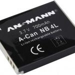 NB-4L Canon kamera akku 3, 7V 700 mAh, Ansmann fotó