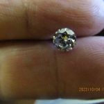 Gyémánt kő 6mm-es 0, 76 ct laboratóriumi .Moissanite fotó