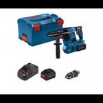 Bosch GBH 18V-28 CF Professional Akkus fúró-vésőkalapács + 2x 8.0Ah akku + Gyorstöltő (0611921002) fotó