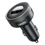 BASEUS CCLH-01 BASEUS bluetooth FM transmitter autós töltő 2 USB aljzat (5V / 3.4A, 17W, gyorstöl... fotó