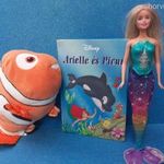 MATTEL BARBIE SELLŐ RUHÁBAN / DISNEY MESEKÖNYV / DISNEY PIXAR PLÜSS NÉMÓ fotó