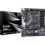 ASRock B450M PRO4 R2.0 90-MXB8F0-A0UAYZ Alkatrész Alaplap fotó