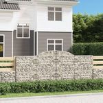 11 db íves horganyzott vas gabion kosár 300x30x120/140 cm fotó