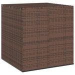 Barna polietilén rattan kerti párnatartó láda 100x97, 5x104 cm fotó