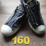 (160.) Converse alacsony szárú 37, 5-es s.kék tornacipő. Használt! fotó